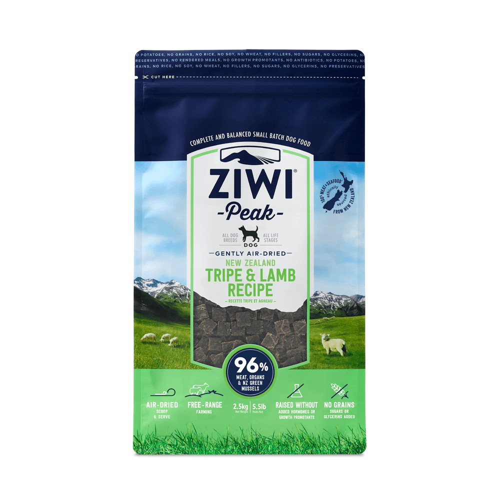 Ziwipeak Tripe & Lamb Air Dried Dog Food 454g